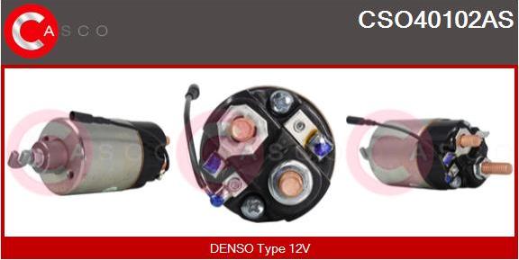 Casco CSO40102AS - Тягове реле, стартер autozip.com.ua