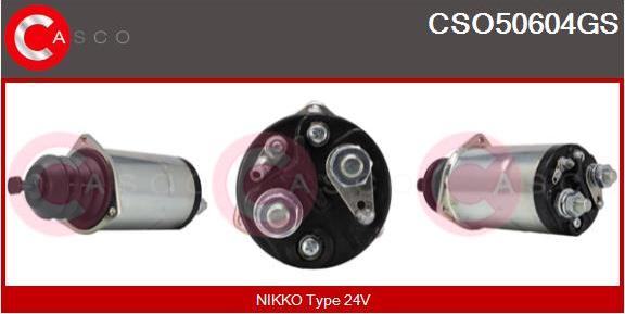 Casco CSO50604GS - Тягове реле, стартер autozip.com.ua