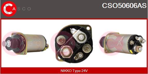 Casco CSO50606AS - Тягове реле, стартер autozip.com.ua