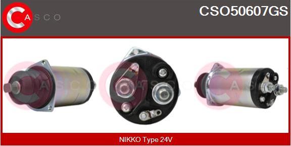 Casco CSO50607GS - Тягове реле, стартер autozip.com.ua