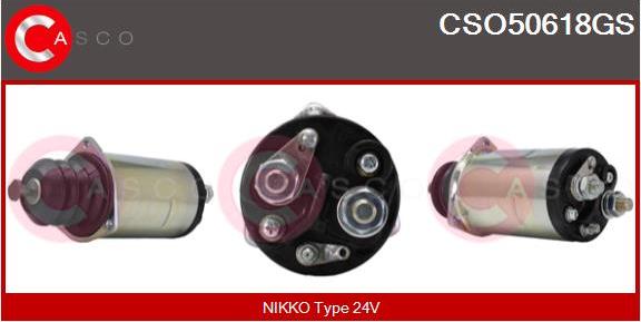 Casco CSO50618GS - Тягове реле, стартер autozip.com.ua