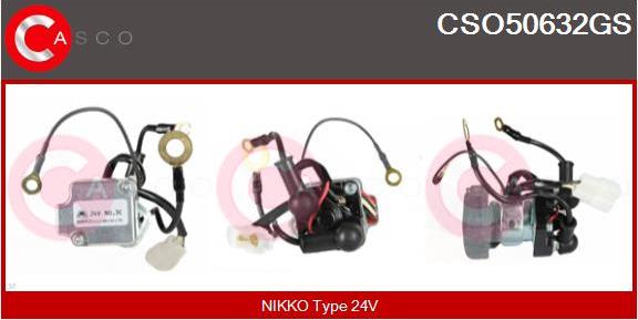 Casco CSO50632GS - Тягове реле, стартер autozip.com.ua