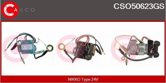 Casco CSO50623GS - Тягове реле, стартер autozip.com.ua