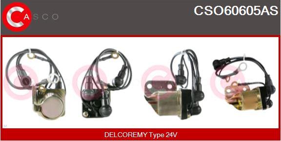 Casco CSO60605AS - Тягове реле, стартер autozip.com.ua