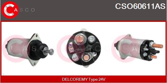 Casco CSO60611AS - Тягове реле, стартер autozip.com.ua