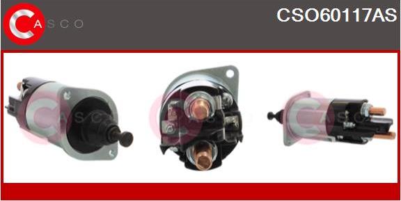 Casco CSO60117AS - Тягове реле, стартер autozip.com.ua