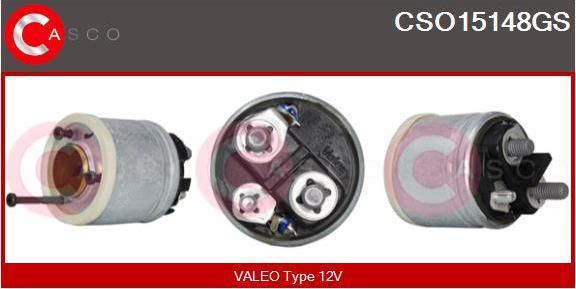 Casco CSO15148GS - Тягове реле, стартер autozip.com.ua