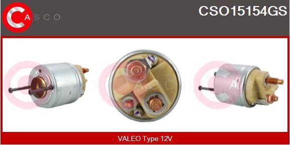 Casco CSO15154GS - Тягове реле, стартер autozip.com.ua