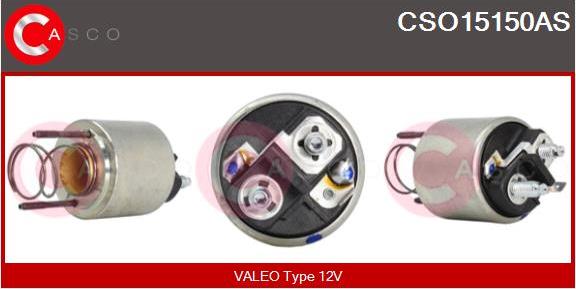 Casco CSO15150AS - Тягове реле, стартер autozip.com.ua