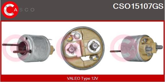 Casco CSO15107GS - Тягове реле, стартер autozip.com.ua