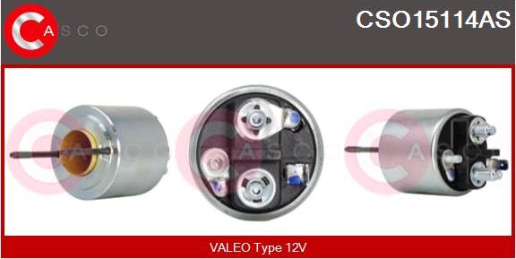 Casco CSO15114AS - Тягове реле, стартер autozip.com.ua