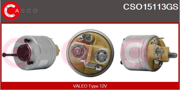 Casco CSO15113GS - Тягове реле, стартер autozip.com.ua