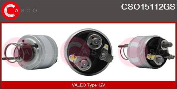 Casco CSO15112GS - Тягове реле, стартер autozip.com.ua