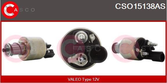 Casco CSO15138AS - Тягове реле, стартер autozip.com.ua