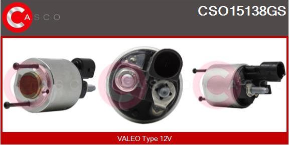 Casco CSO15138GS - Тягове реле, стартер autozip.com.ua