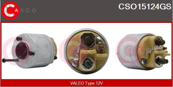 Casco CSO15124GS - Тягове реле, стартер autozip.com.ua