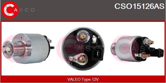 Casco CSO15126AS - Тягове реле, стартер autozip.com.ua