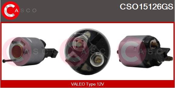 Casco CSO15126GS - Тягове реле, стартер autozip.com.ua