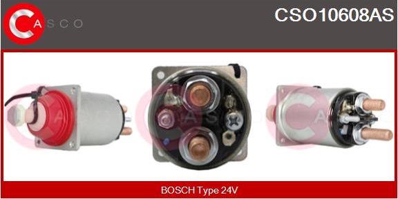 Casco CSO10608AS - Тягове реле, стартер autozip.com.ua