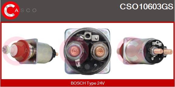 Casco CSO10603GS - Тягове реле, стартер autozip.com.ua