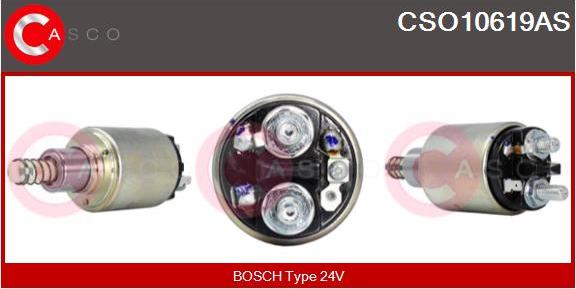 Casco CSO10619AS - Тягове реле, стартер autozip.com.ua