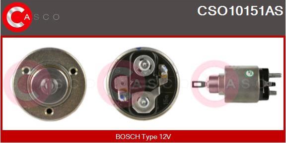 Casco CSO10151AS - Тягове реле, стартер autozip.com.ua