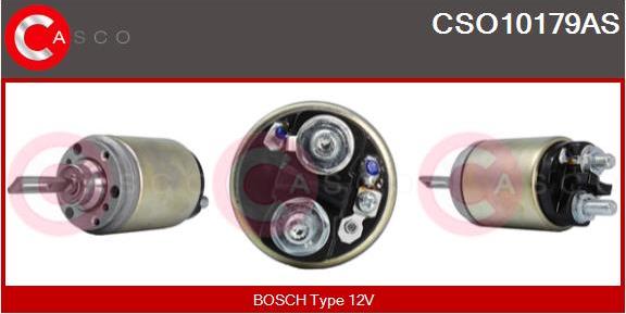 Casco CSO10179AS - Тягове реле, стартер autozip.com.ua