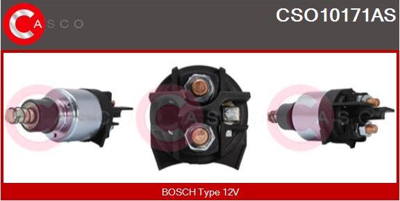 Casco CSO10171AS - Тягове реле, стартер autozip.com.ua