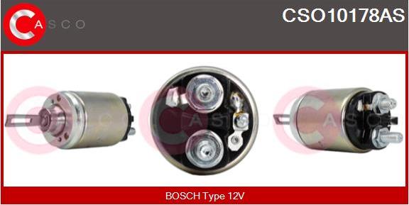 Casco CSO10178AS - Тягове реле, стартер autozip.com.ua