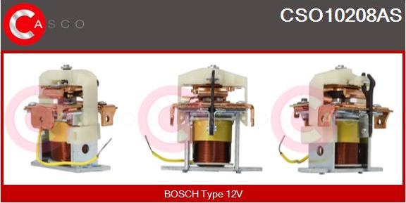 Casco CSO10208AS - Тягове реле, стартер autozip.com.ua