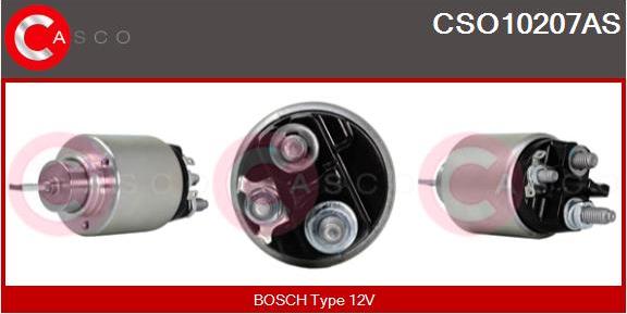 Casco CSO10207AS - Тягове реле, стартер autozip.com.ua