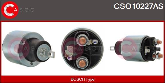 Casco CSO10227AS - Тягове реле, стартер autozip.com.ua