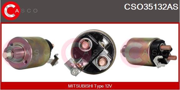 Casco CSO35132AS - Тягове реле, стартер autozip.com.ua