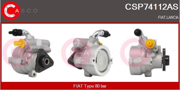 Casco CSP74112AS - Гідравлічний насос, рульове управління, ГУР autozip.com.ua