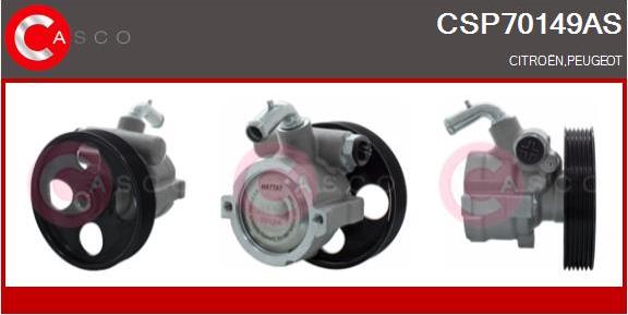 Casco CSP70149AS - Гідравлічний насос, рульове управління, ГУР autozip.com.ua