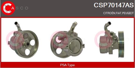 Casco CSP70147AS - Гідравлічний насос, рульове управління, ГУР autozip.com.ua