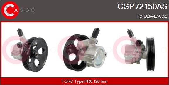 Casco CSP72150AS - Гідравлічний насос, рульове управління, ГУР autozip.com.ua