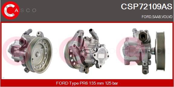 Casco CSP72109AS - Гідравлічний насос, рульове управління, ГУР autozip.com.ua