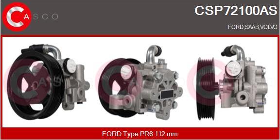 Casco CSP72100AS - Гідравлічний насос, рульове управління, ГУР autozip.com.ua