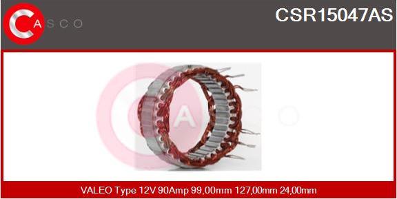 Casco CSR15047AS - Статор, генератор autozip.com.ua