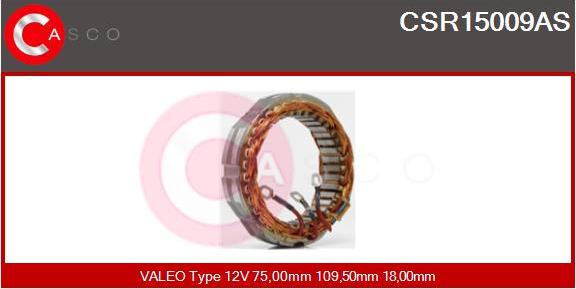 Casco CSR15009AS - Статор, генератор autozip.com.ua