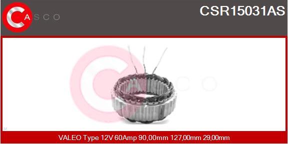 Casco CSR15031AS - Статор, генератор autozip.com.ua