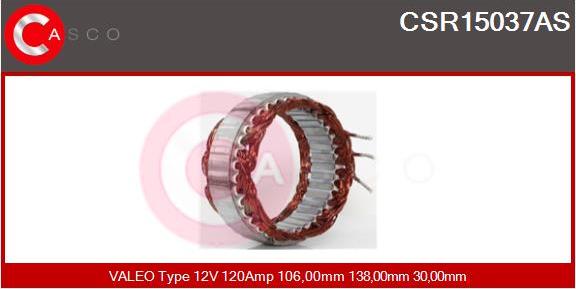 Casco CSR15037AS - Статор, генератор autozip.com.ua