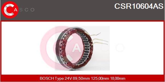 Casco CSR10604AS - Статор, генератор autozip.com.ua