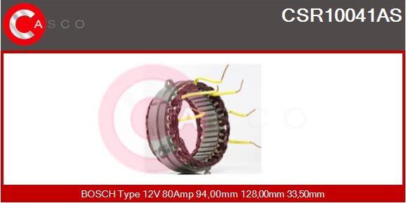 Casco CSR10041AS - Статор, генератор autozip.com.ua