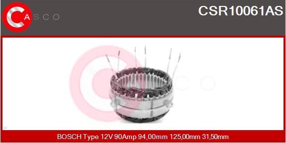 Casco CSR10061AS - Статор, генератор autozip.com.ua