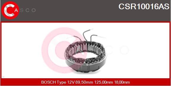 Casco CSR10016AS - Статор, генератор autozip.com.ua