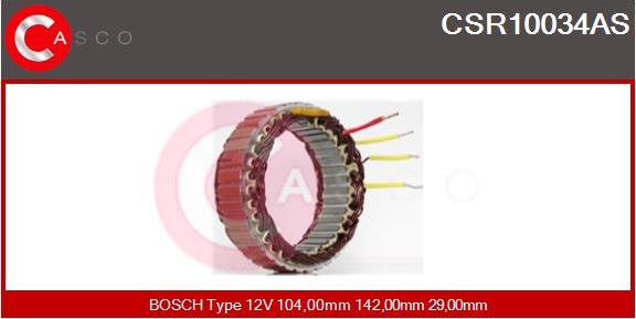 Casco CSR10034AS - Статор, генератор autozip.com.ua