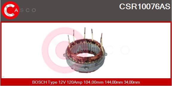 Casco CSR10076AS - Статор, генератор autozip.com.ua