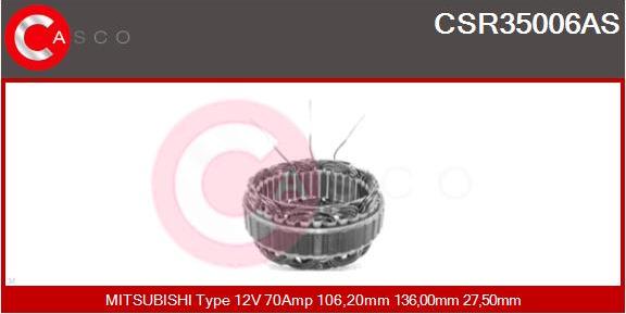 Casco CSR35006AS - Статор, генератор autozip.com.ua